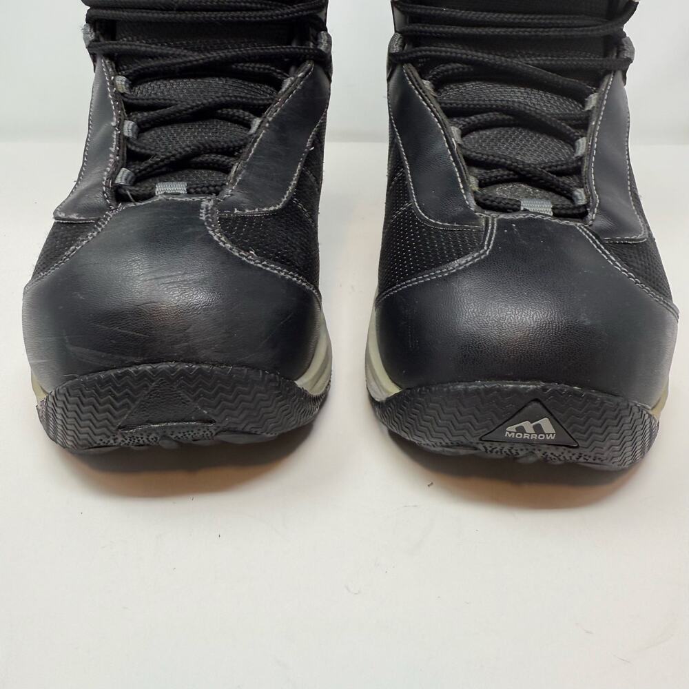 Morrow Snowboarding Boot Men's 8 Black Shock Absorbing Cushioning Adjustable - Picture 4 of 15